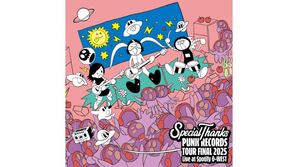 SpecialThanksがライブアルバム『PUNK RECORDS TOUR FINAL 2025 – Live at Spotify O-WEST』を本日リリース！
