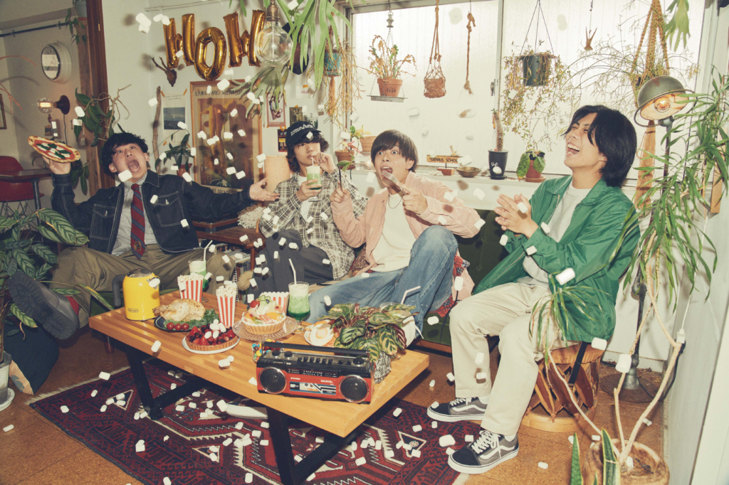 今大注目のオルタナティブ・ポップロックバンド”クレイジーウォウウォ!!”昨年10月リリース 理性を吹き飛ばす新世代ポップロック「トンツカタンタン」SNSを中心にバイラルヒット！！